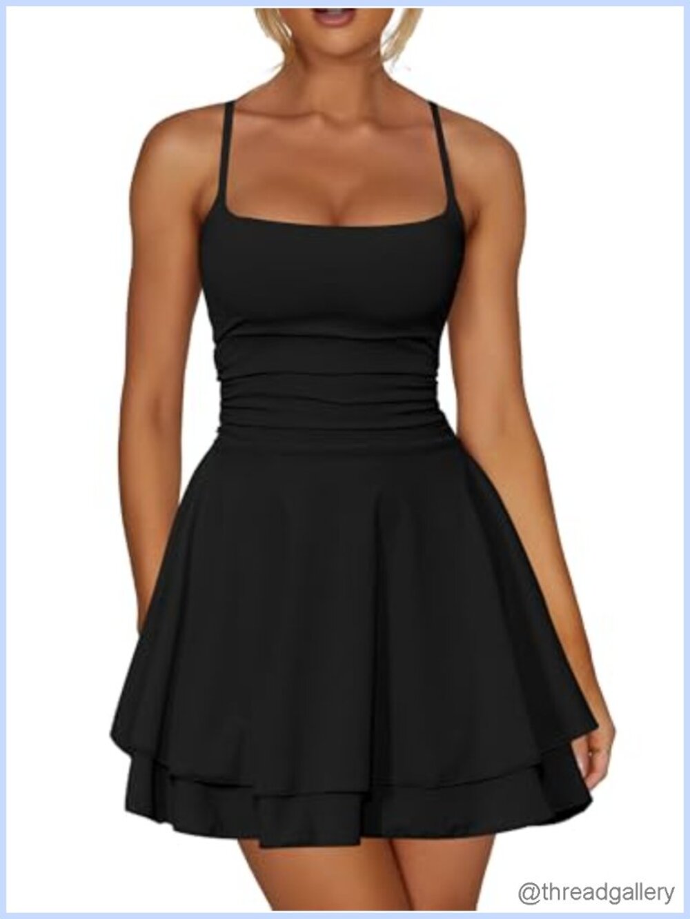 Sexy Corset Spaghetti Strap Mini Dress A-Line Backless Ruched Club Party